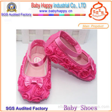 Cheap New Rosette Baby Girl Shoes